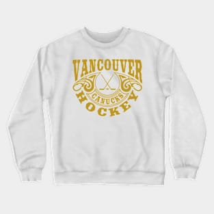 Vintage Retro Vancouver Canucks Hockey Crewneck Sweatshirt